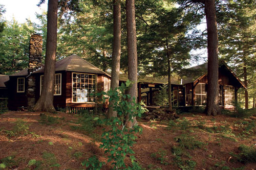 Camp Moss Rock Designed by Architect William Distin on Upper Saranac Lake